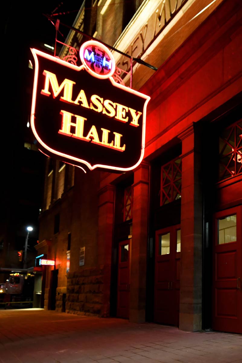 Joel Rigging Massey Hall Enseigne néon