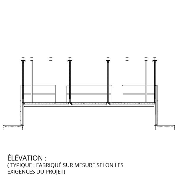 Joel Rigging Plancher de type trampoline élévation