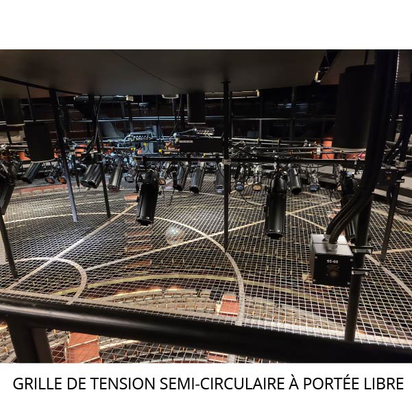 Joel Rigging Plancher de type trampoline rose theatre