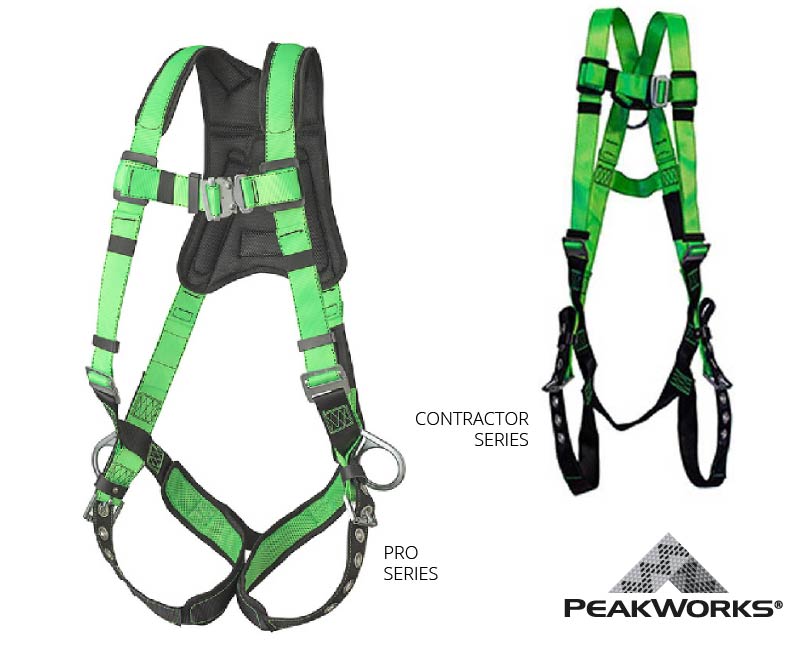 Peakworks safety harnesses